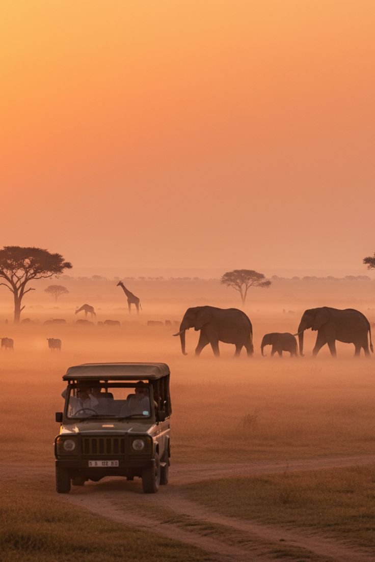 Safari lodge in the Masai Mara, Kenya